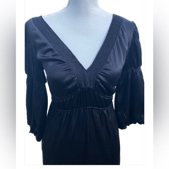 Hale Bob and Solid 100% Silk Women’s Black Dress Size XS - Picture 1 of 15